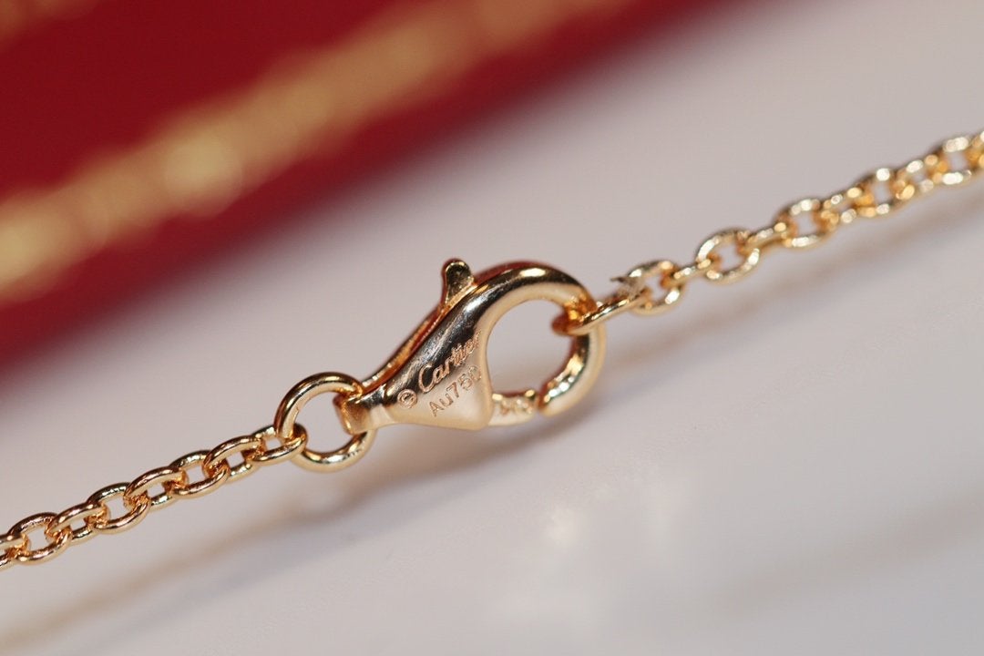 [Triumph Jewelry]LOVE NECKLACE PINK GOLD AND SILVER