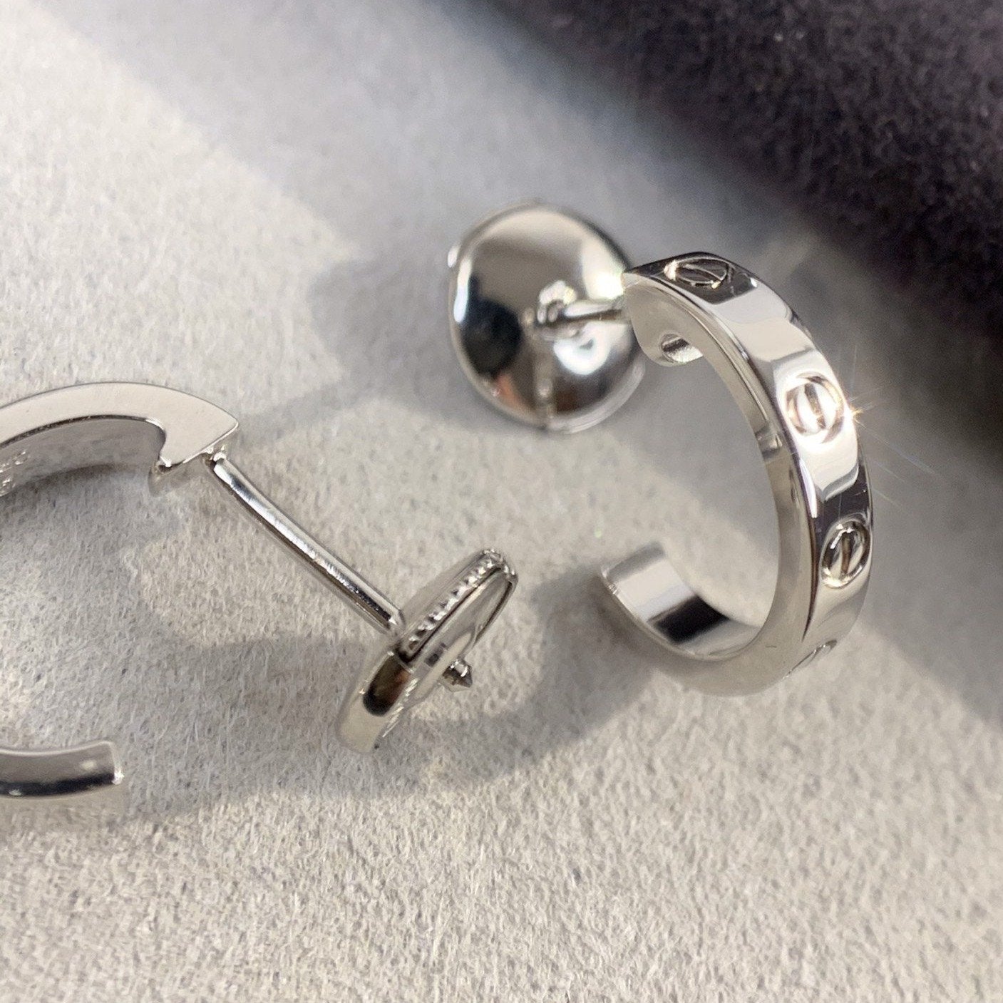 [Triumph Jewelry]LOVE EARRINGS 2.65MM SILVER