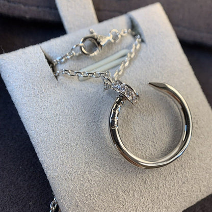 [Triumph Jewelry]JUSTE NECKLACE SILVER DIAMONDS