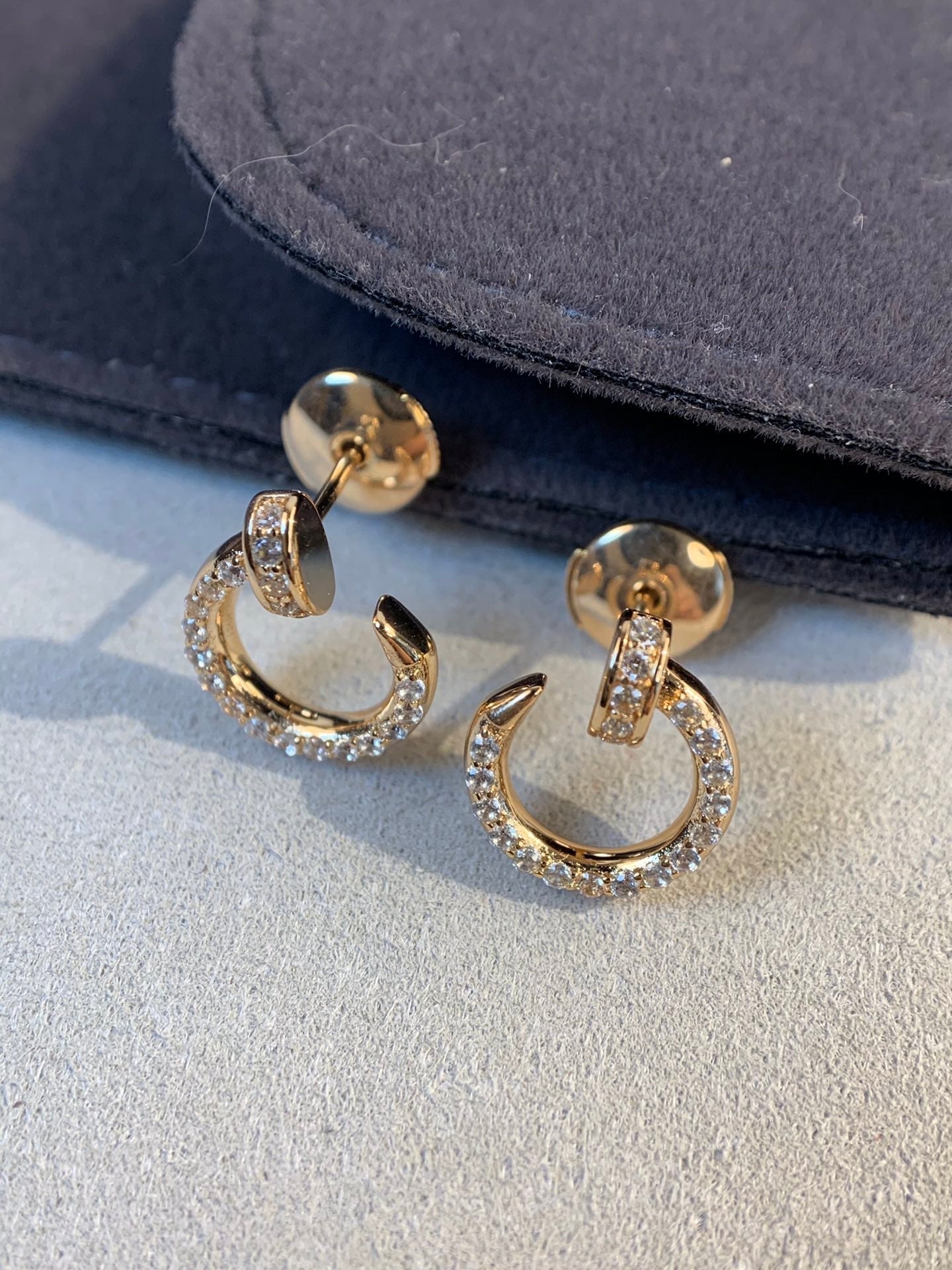 [Triumph Jewelry]JUSTE EARRINGS GOLD DIAMONDS