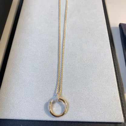 [Triumph Jewelry]JUSTE NECKLACE PINK GOLD