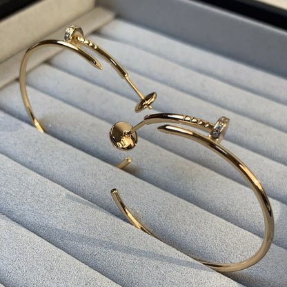 [Triumph Jewelry]JUSTE EARRINGS GOLD DIAMONDS 1.8MM