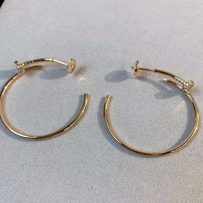 [Triumph Jewelry]JUSTE EARRINGS GOLD DIAMONDS 1.8MM
