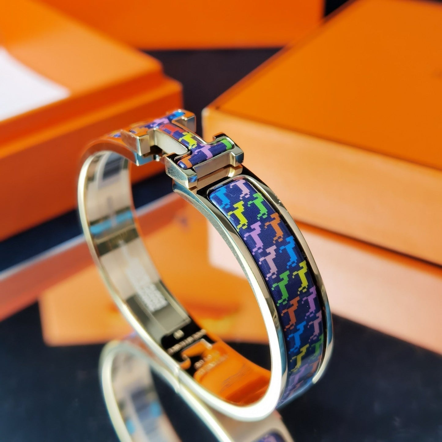 [Triumph Jewelry]H HORSE BRACELET 12MM