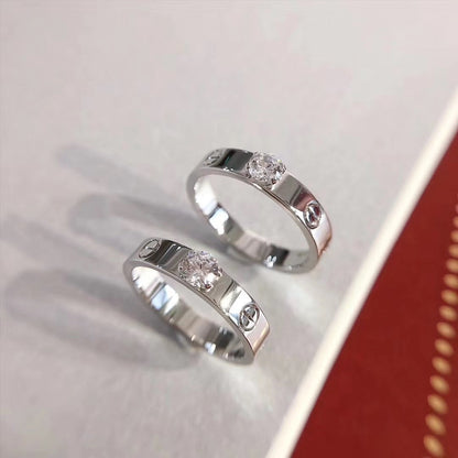 [Triumph Jewelry]LOVE RING 3.6MM 1 BIG DIAMOND