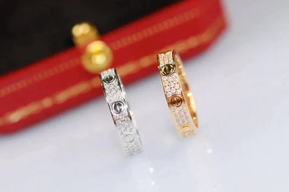 [Triumph Jewelry]LOVE RING 3.6MM DIAMOND PAVED