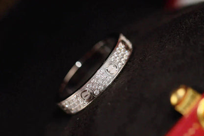 [Triumph Jewelry]LOVE RING 3.6MM DIAMOND PAVED