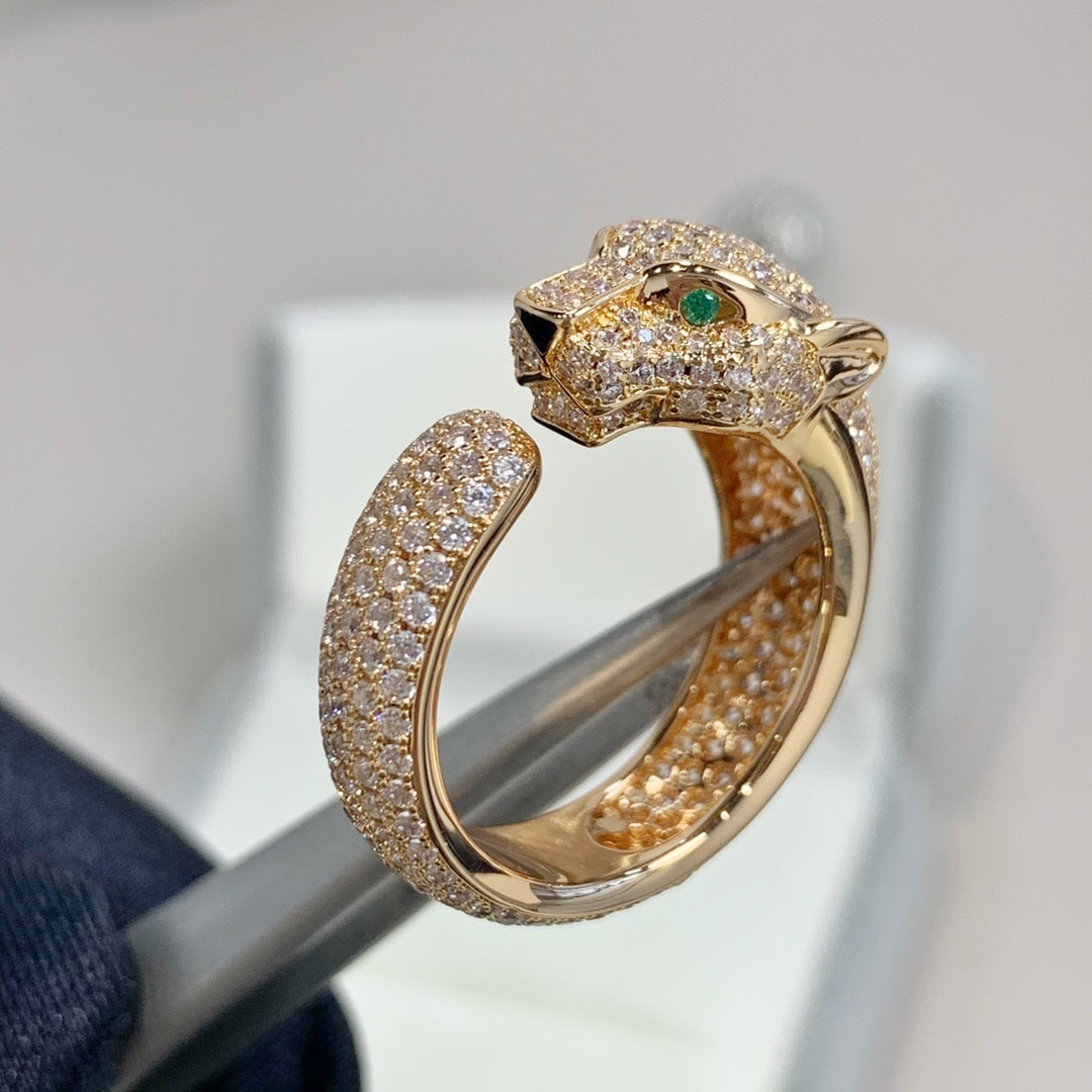[Triumph Jewelry]PANTHERE PINK GOLD DIAMOND RING