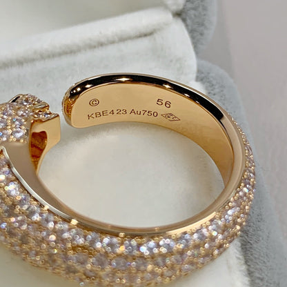 [Triumph Jewelry]PANTHERE PINK GOLD DIAMOND RING