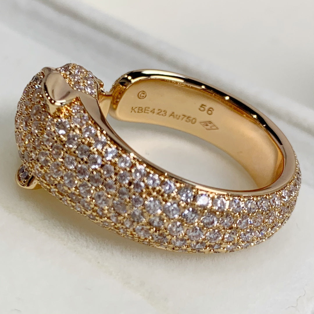[Triumph Jewelry]PANTHERE PINK GOLD DIAMOND RING