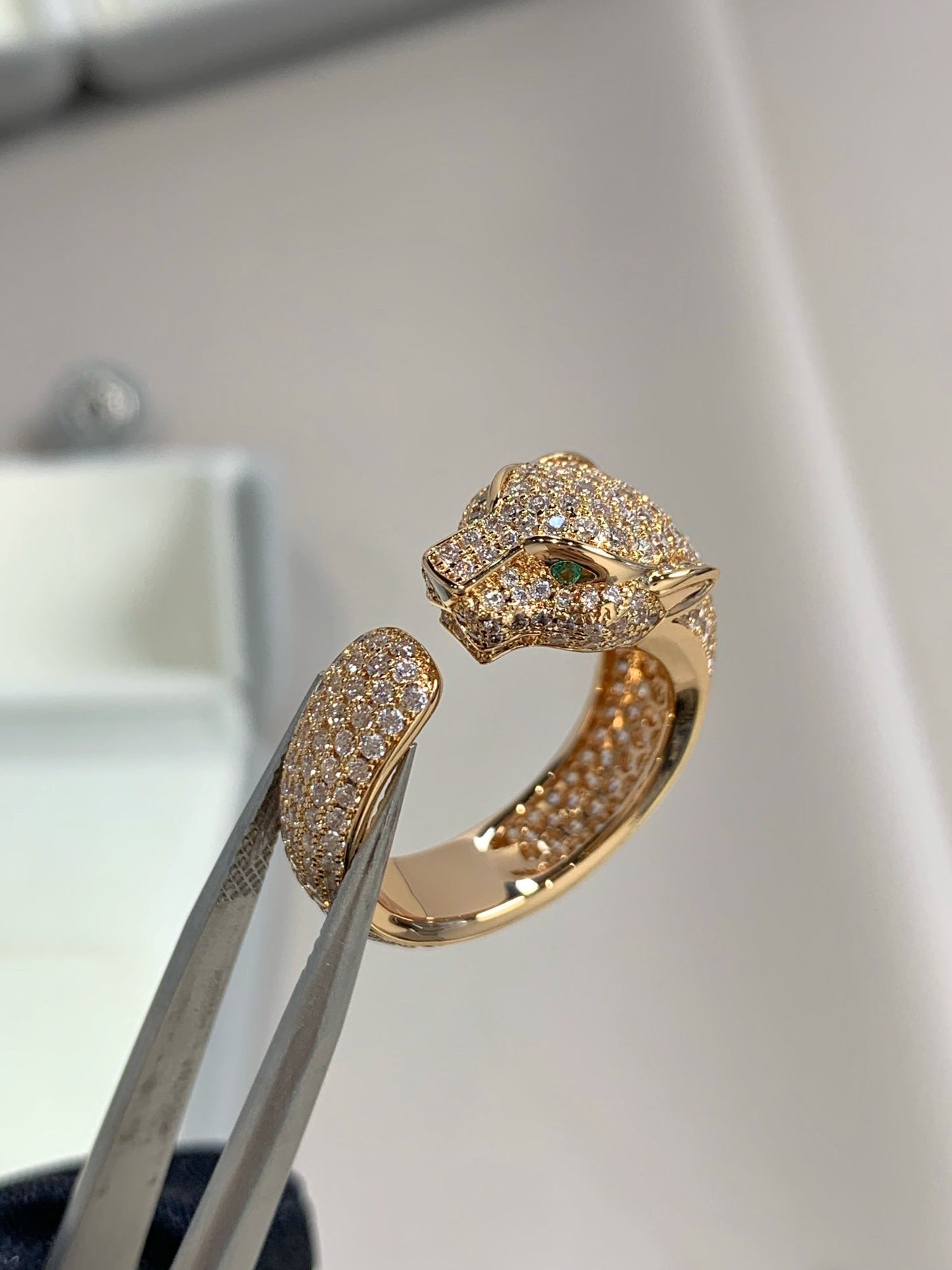 [Triumph Jewelry]PANTHERE PINK GOLD DIAMOND RING
