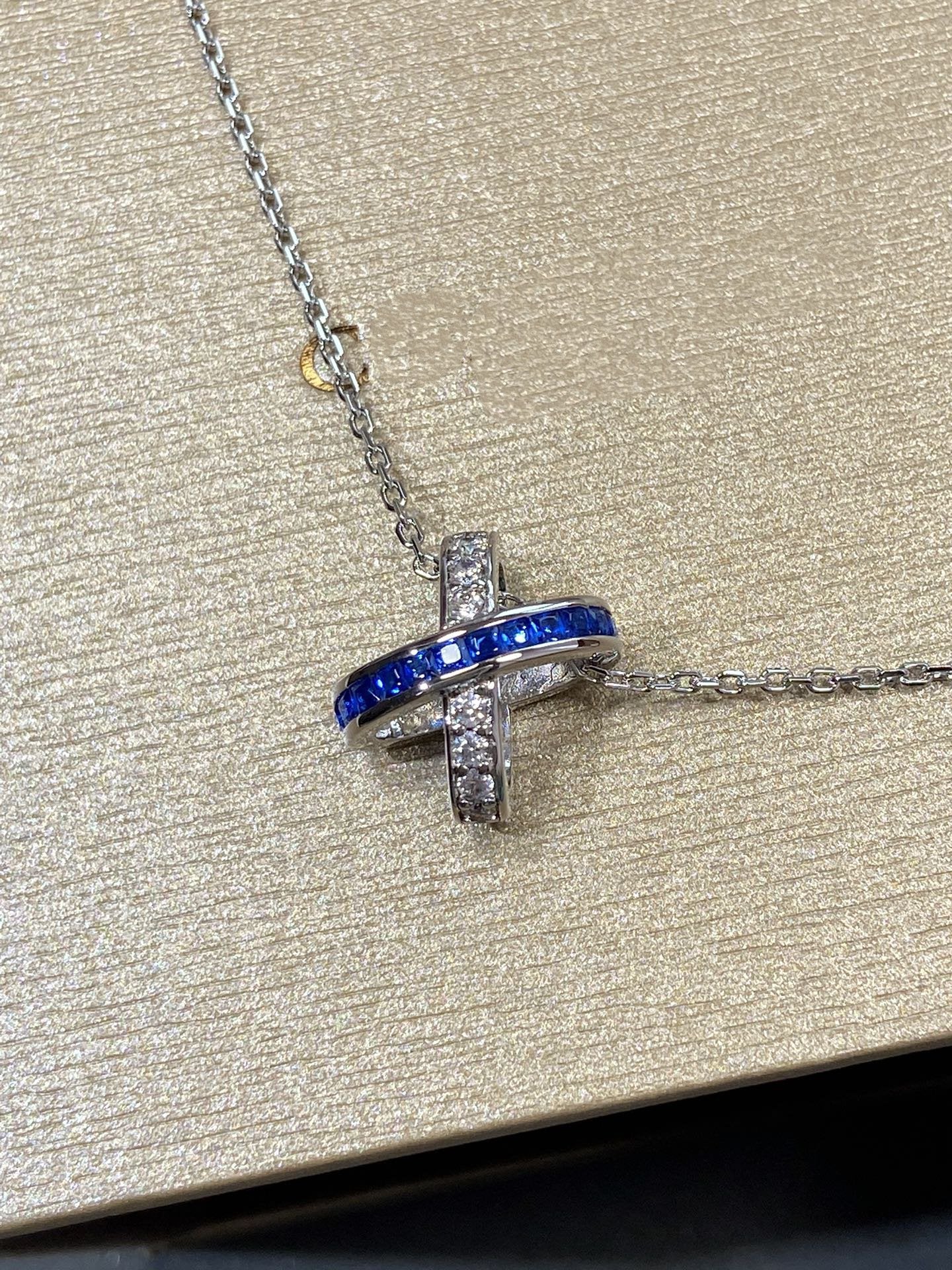 [Triumph Jewelry]LIENS DIAMOND SILVER NECKLACE