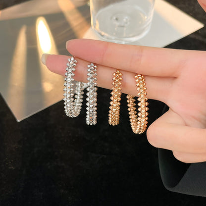 [Triumph Jewelry]CLASH HOOP EARRINGS