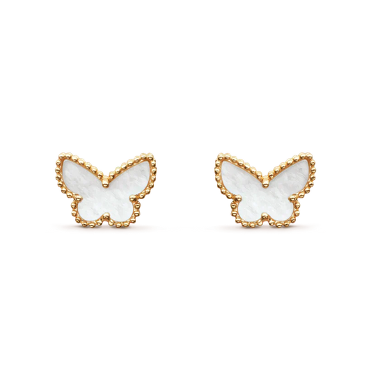 [Triumph Jewelry]SWEET BUTTERFLY MOP EARSTUDS
