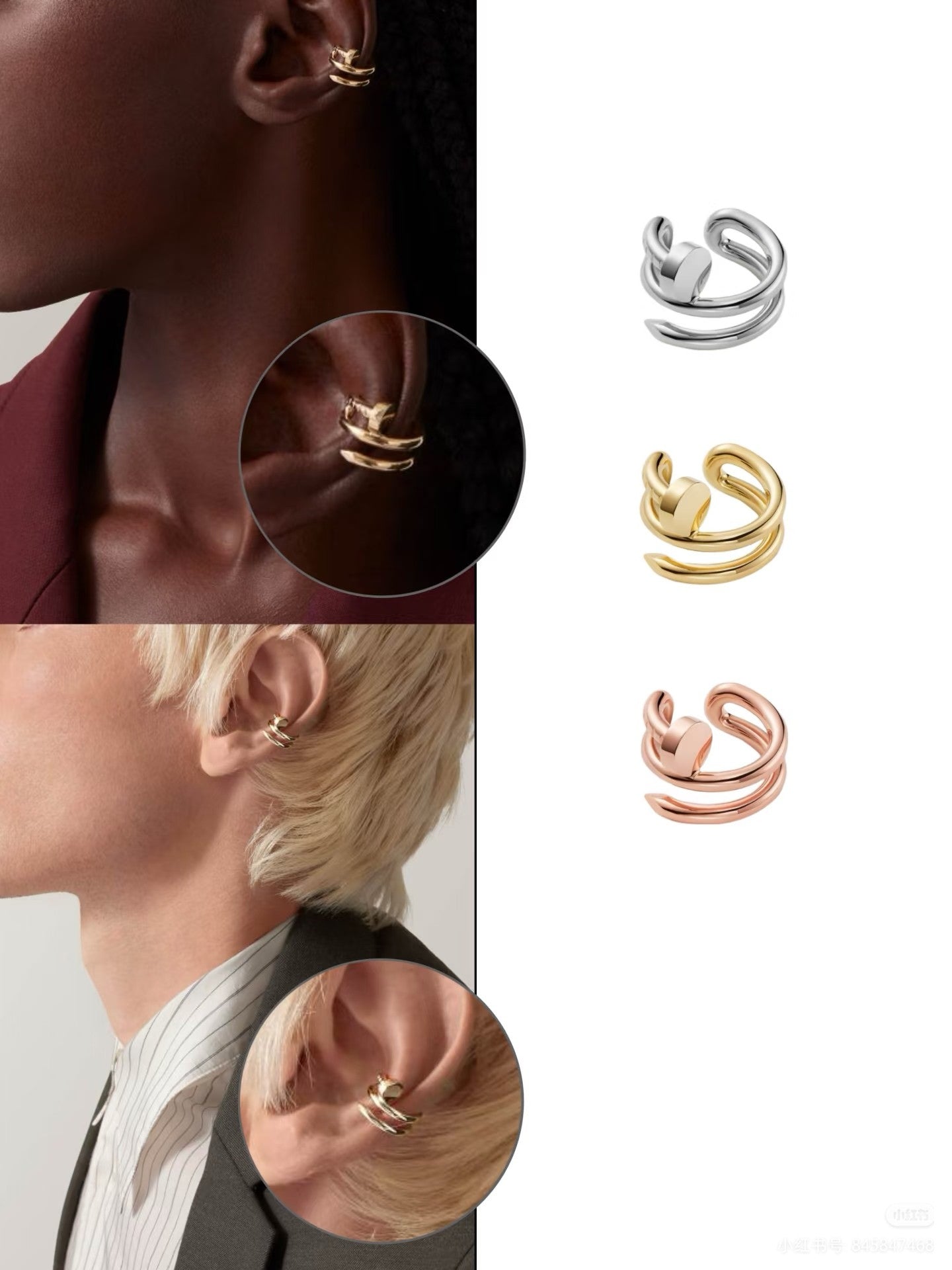 [Triumph Jewelry]Single-ear clip
