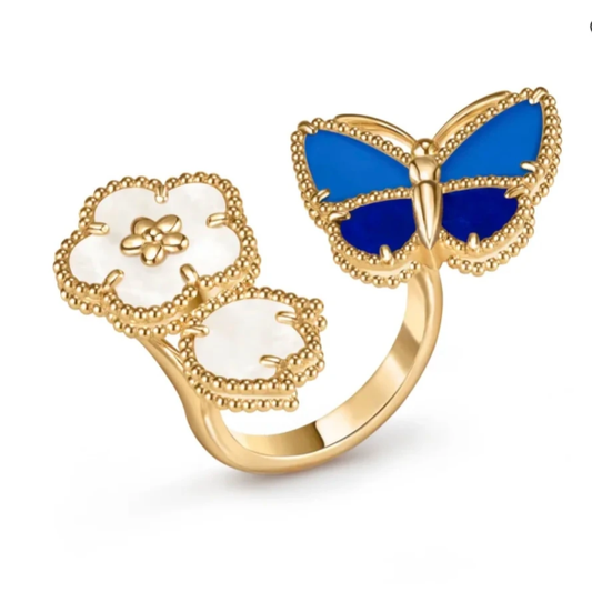[Triumph Jewelry]2026 NEW TWIN BUTTERFLY LUCKY RING