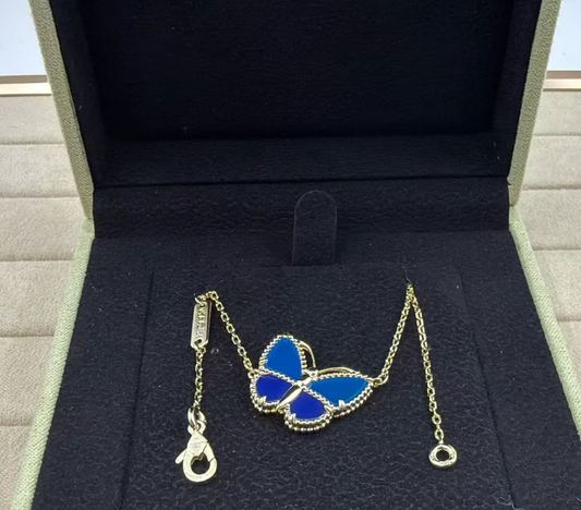 [Triumph Jewelry]2026 NEW BUTTERFLY BLUE   NECKLACE