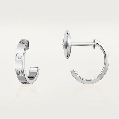 [Triumph Jewelry]LOVE EARRINGS 2.65MM SILVER