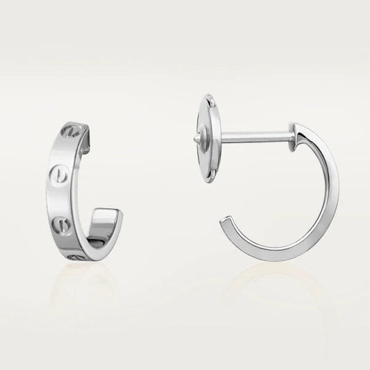 [Triumph Jewelry]LOVE EARRINGS 2.65MM SILVER