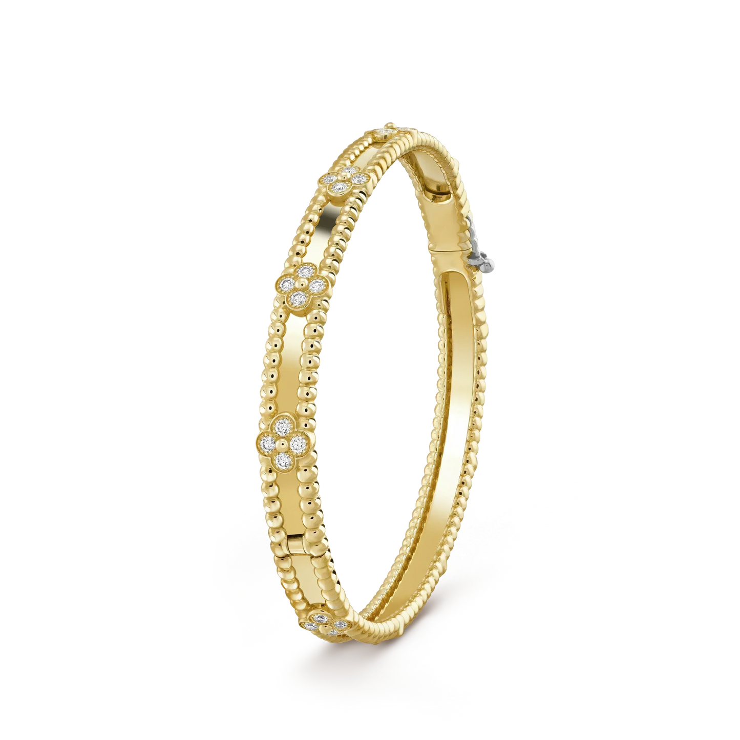 [Triumph Jewelry]CLOVER BRACELET 4MM DIAMONDS
