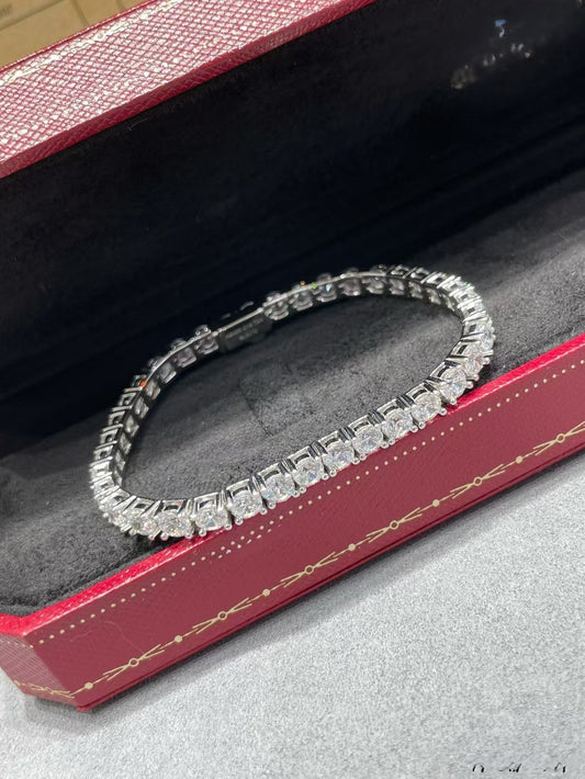 [Triumph Jewelry jewelrys]TENNIS BRACELET WITH FULL DIAMOND SETTING