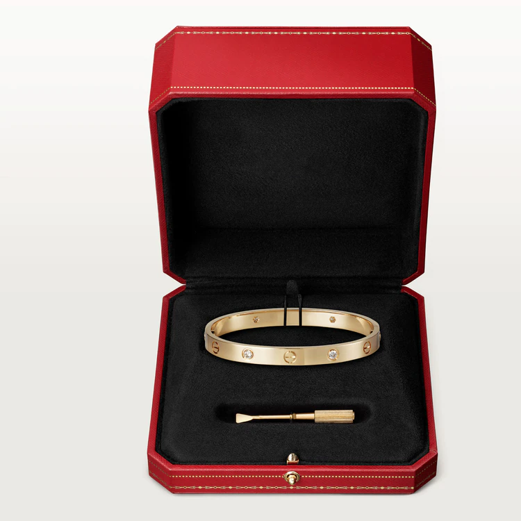 [Triumph Jewelry]LOVE BRACELET 6.1MM 4 DIAMONDS