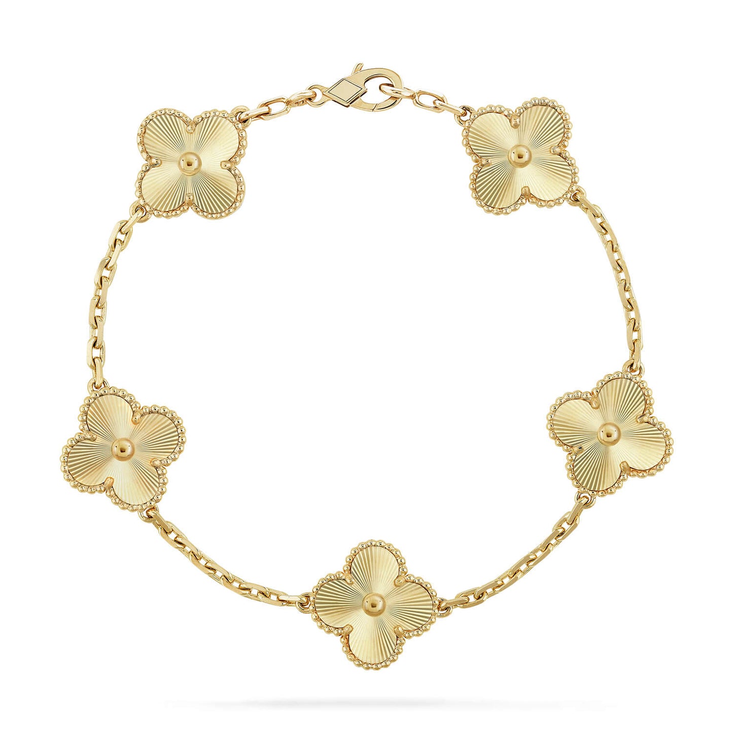 [Triumph Jewelry] CLOVER 5 MOTIF LASER BRACELET COLLECTION