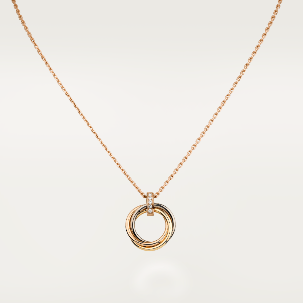 [Triumph Jewelry]TRINITY NECKLACE GOLD  DIAMONDS