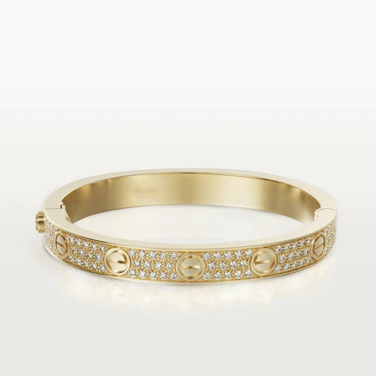 [Triumph Jewelry]LOVE BRACELET 6.1MM DIAMOND-PAVED