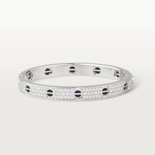 [Triumph Jewelry]LOVE BRACELET 6.1MM DIAMOND-PAVED CERAMIC