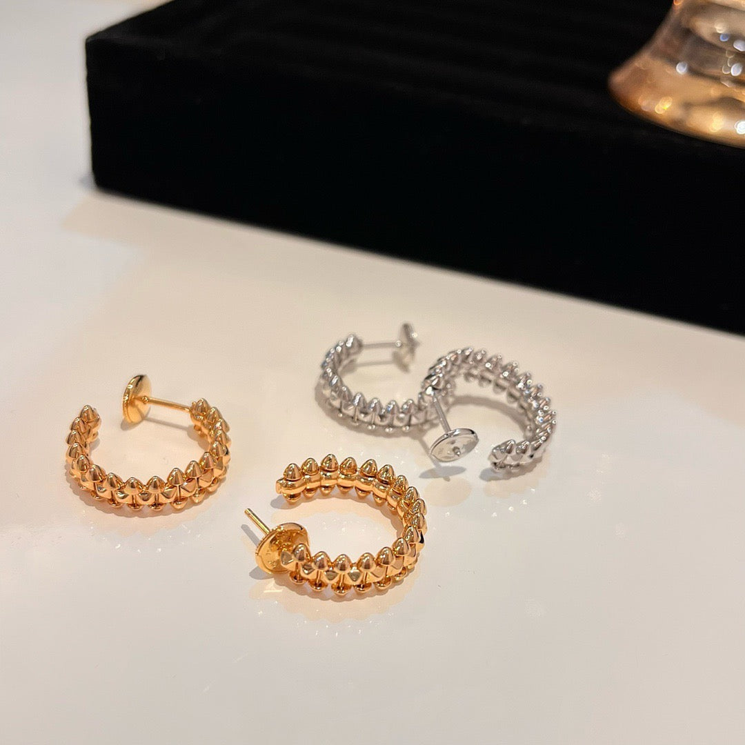 [Triumph Jewelry]CLASH SMALL HOOP EARRINGS