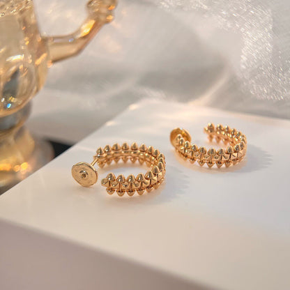 [Triumph Jewelry]CLASH SMALL HOOP EARRINGS