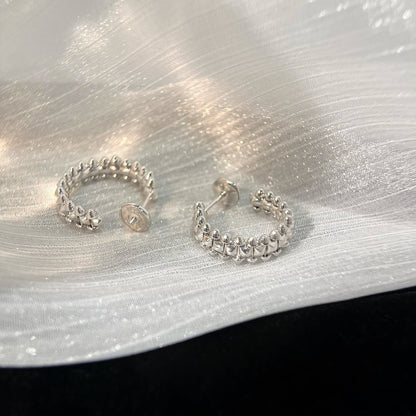 [Triumph Jewelry]CLASH SMALL HOOP EARRINGS