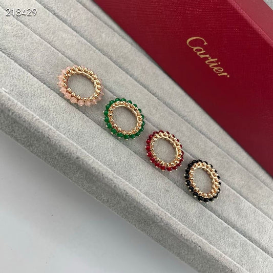 [Triumph Jewelry]CLASH NEW COLORED GEMSTONE RING