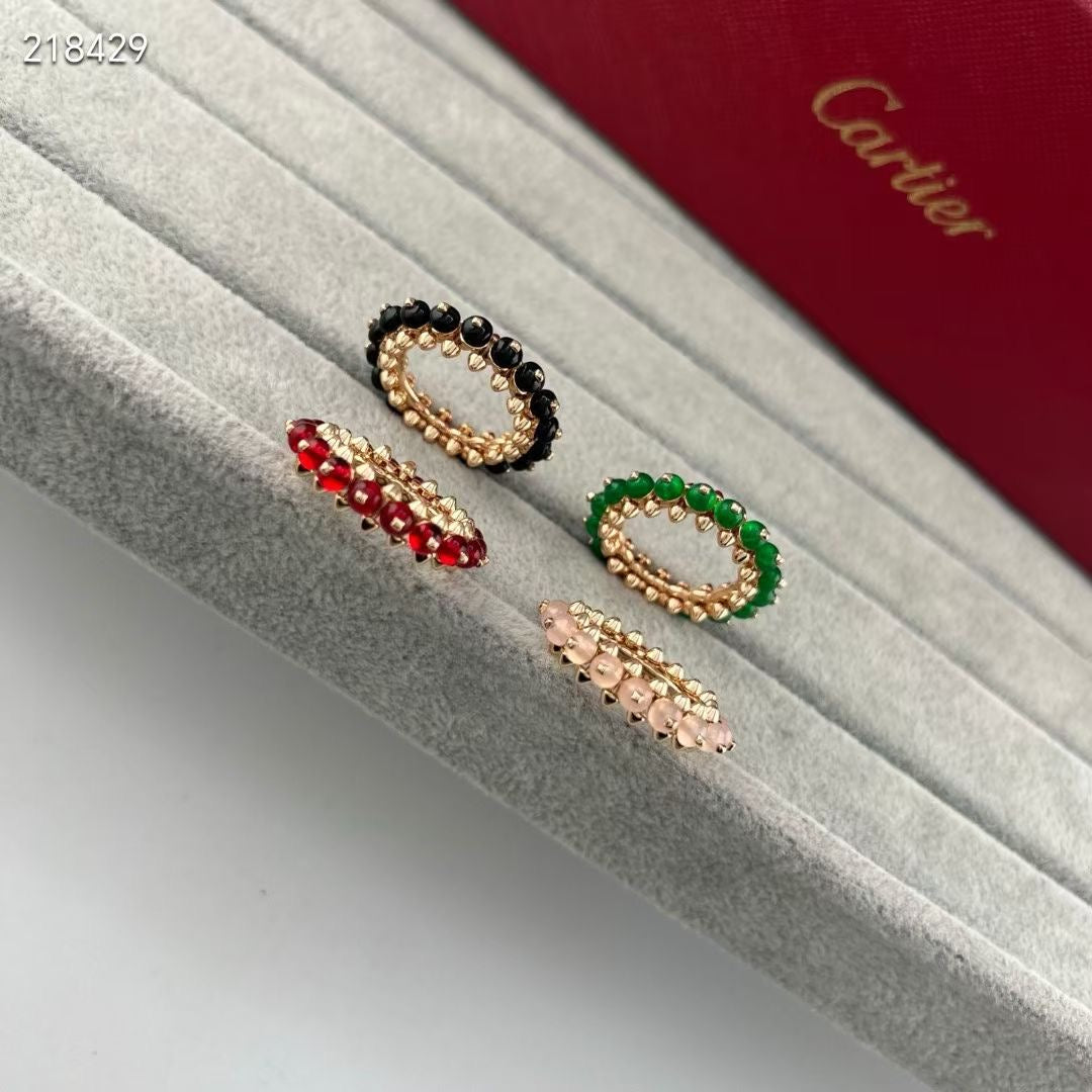 [Triumph Jewelry]CLASH NEW COLORED GEMSTONE RING