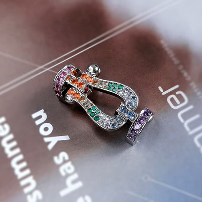 [Triumph Jewelry]FORCE LARGE HORSESHOE CLASP  METAL BRACELET