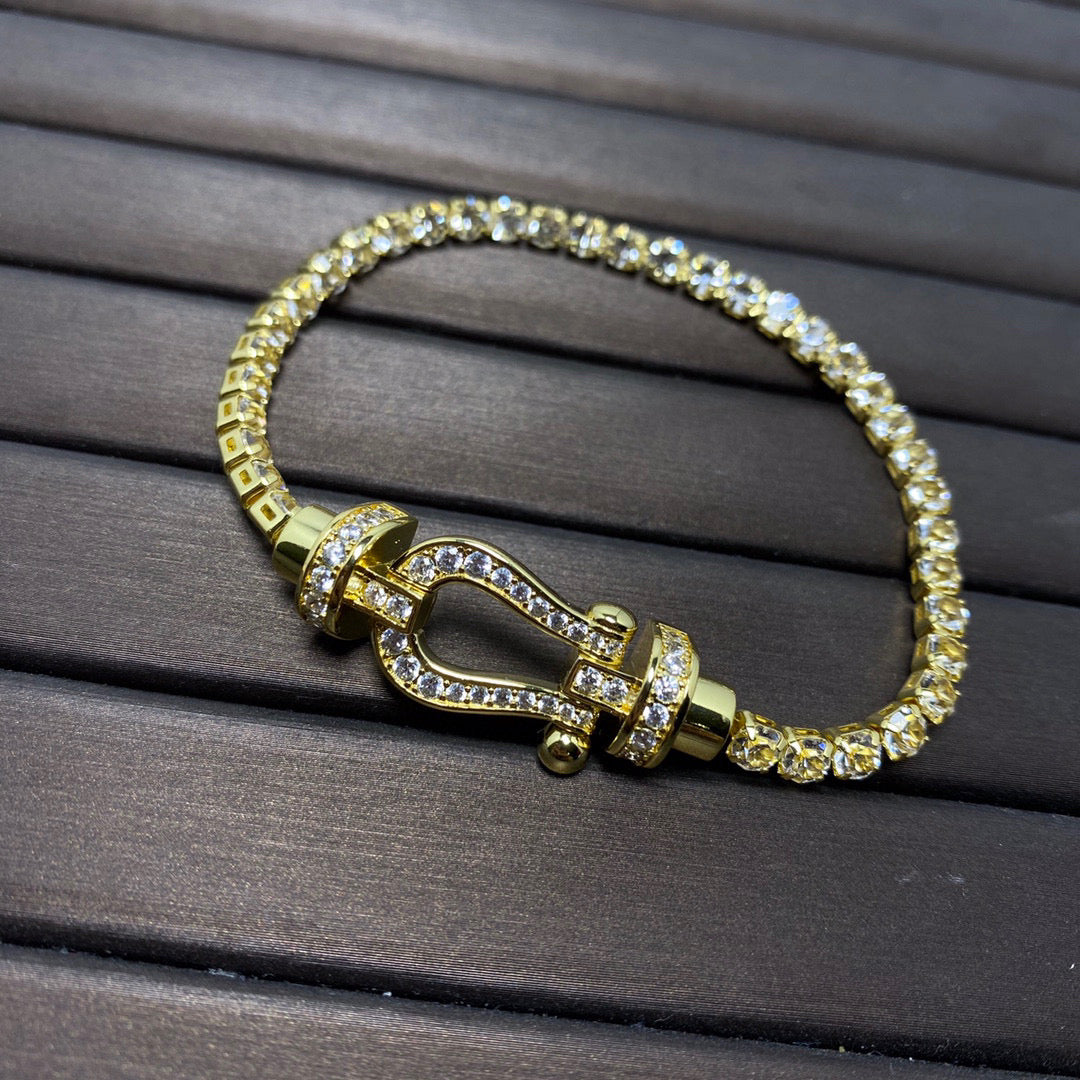 [Triumph Jewelry]FORCE  HORSESHOE  DIAMOND TENNIS BRACELET
