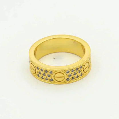 [Triumph Jewelry]LOVE RING 5.5MM DIAMONDS PAVED