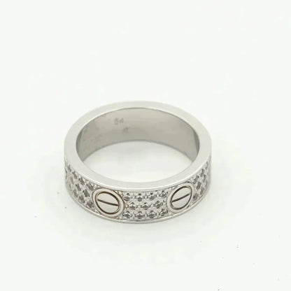 [Triumph Jewelry]LOVE RING 5.5MM DIAMONDS PAVED