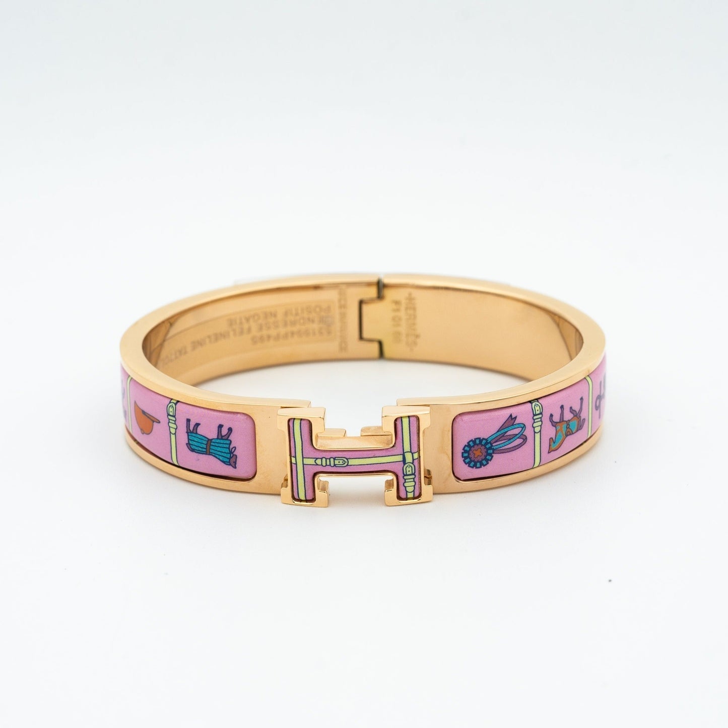 [Triumph Jewelry]H PINK GOLD BRACELET PINK CERAMIC