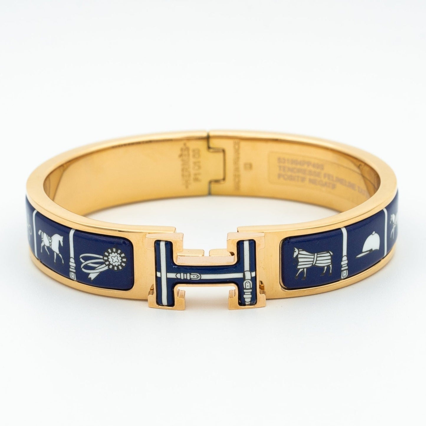 [Triumph Jewelry]H BRACELET BLUE CERAMIC