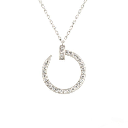 [Triumph Jewelry]JUSTE NECKLACE SILVER DIAMONDS