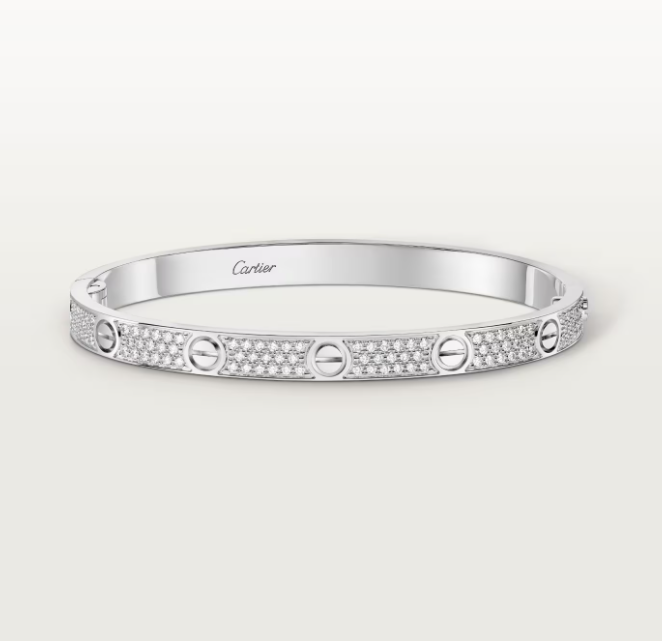 [Triumph Jewelry]NEW-LOVE-4.8MM-Width Diamond-Studded Bracelet