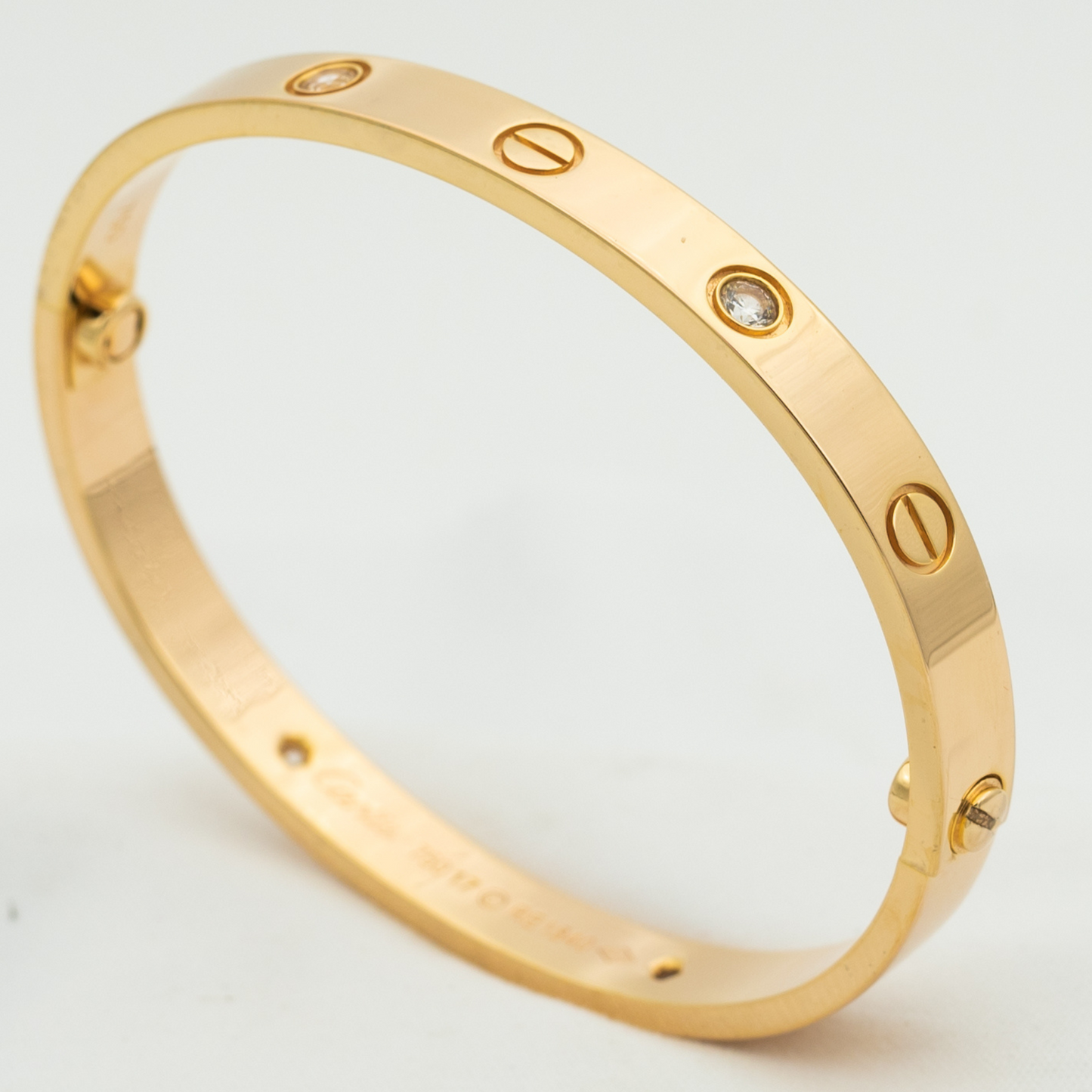 [Triumph Jewelry]LOVE BRACELET 6.1MM 4 DIAMONDS