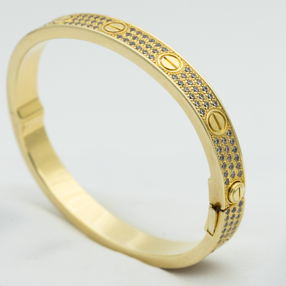 [Triumph Jewelry]LOVE BRACELET 6.1MM DIAMOND-PAVED