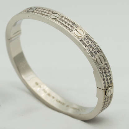 [Triumph Jewelry]LOVE BRACELET 6.1MM DIAMOND-PAVED