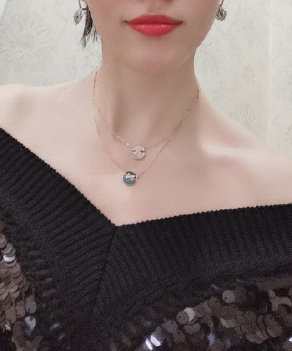 [Triumph Jewelry]JEUX DE PINK GOLD DIAMOND NECKLACE