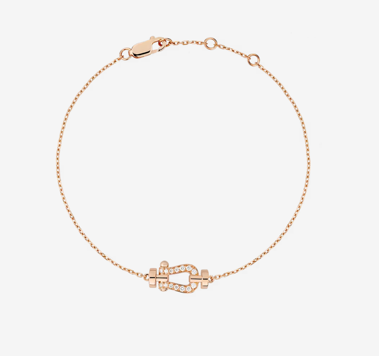 [Triumph Jewelry]FORCE 10 FULL DIAMOND BUCKLE CHAIN LINK MINI MODEL