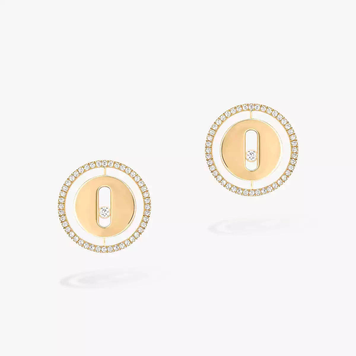 [Triumph Jewelry]Lucky Move Diamond Earrings