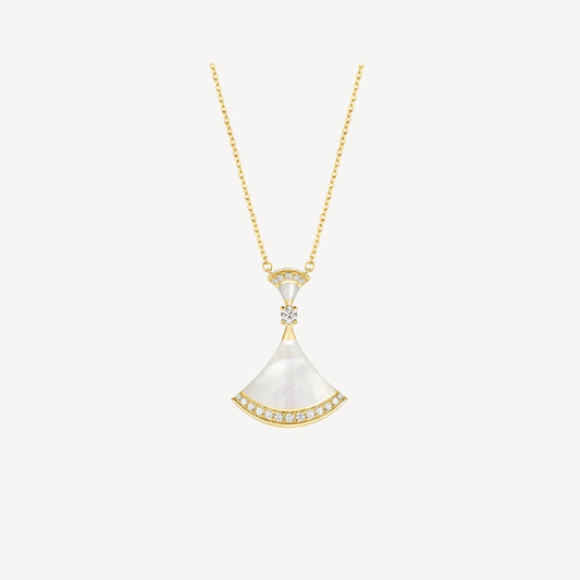 [Triumph Jewelry]DREAM NECKLACE MOP GOLD DIAMOND